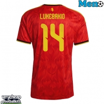 Belgium Dodi Lukebakio #14 Replica Home Shirt World Cup 2026 Short Sleeve